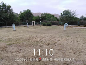 蘭州大學榆中校區水庫清洗項目